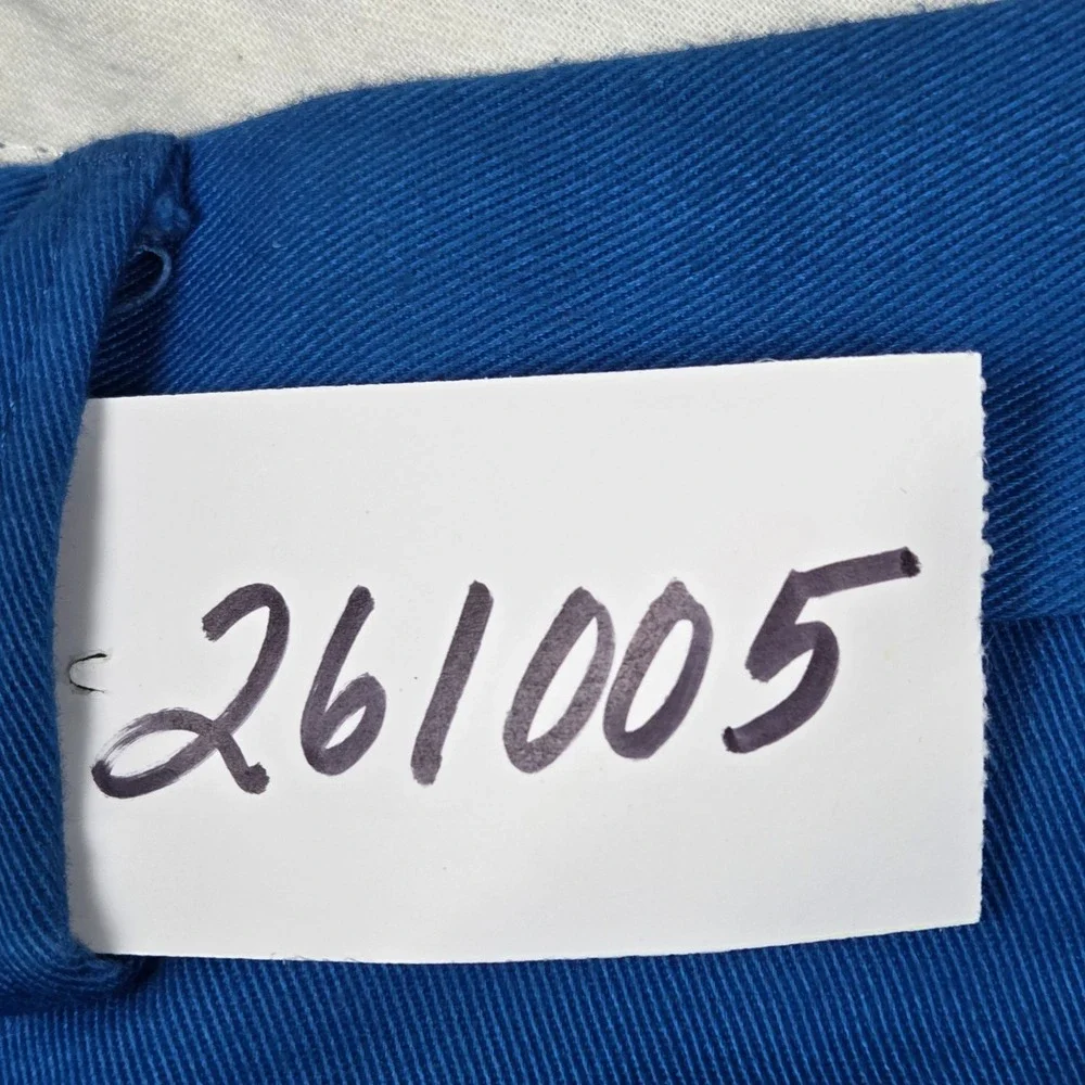 Levi Strauss & Co Mens Chino Pants Cobalt Blue Twill W34 L32 Straight Leg